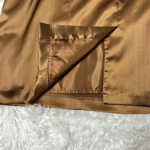 Newport News Bronze Sleek Evening Dress - Picture 4 of 9